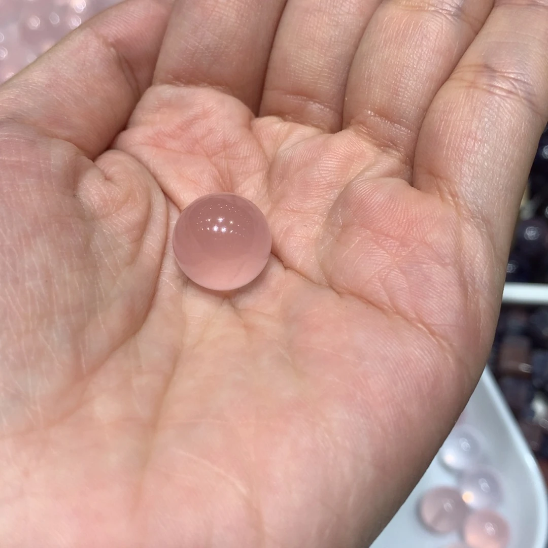 水晶珠宝半成品未镶嵌皮***粥打孔不退不换