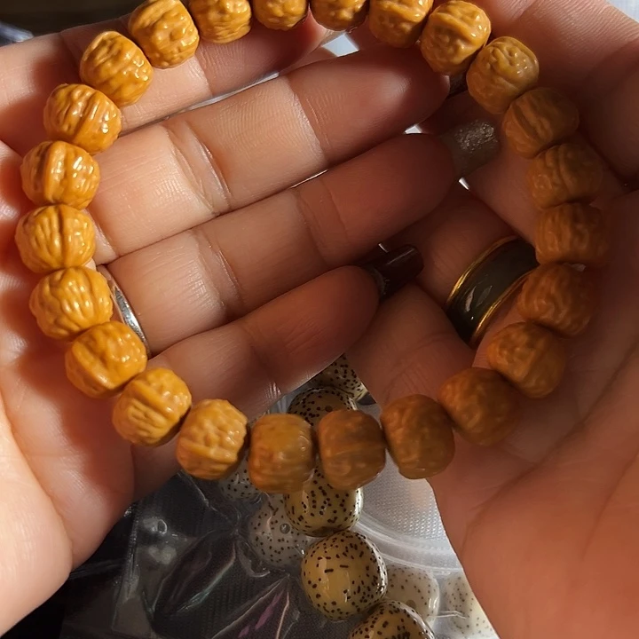 吊坠猴头核桃精工制作蛤蟆头手串