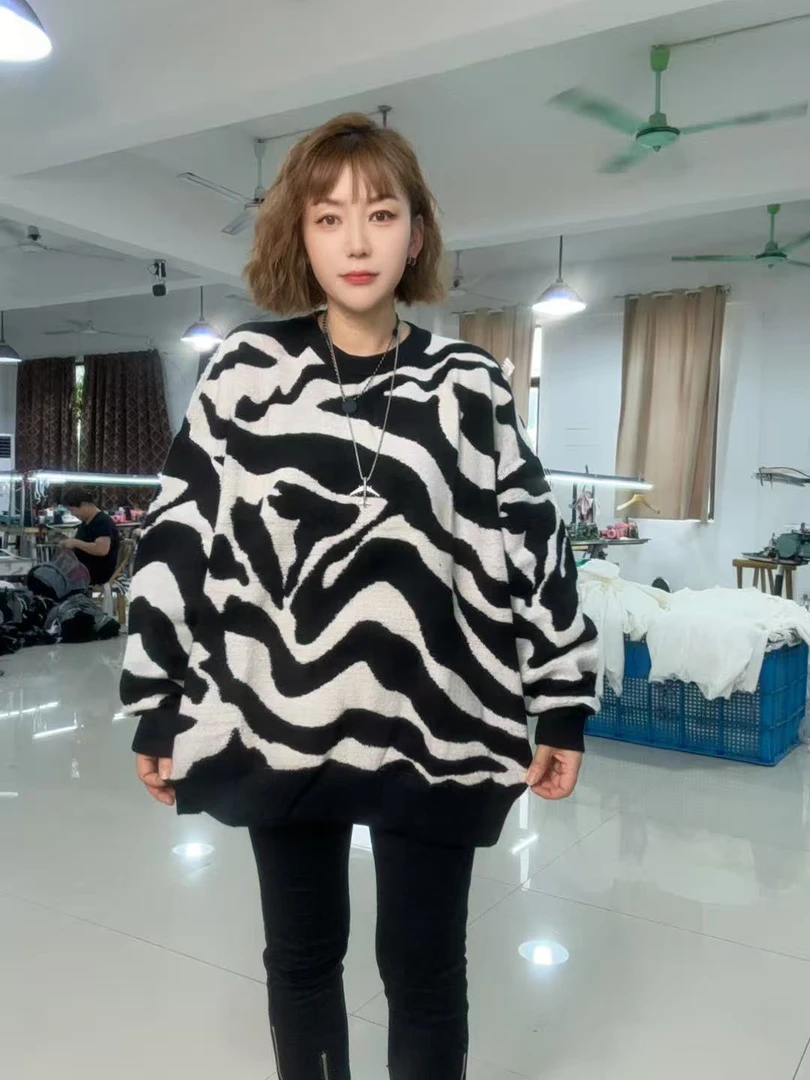 [SY301]孤品一件 网红百搭抗起球宽松型女士休闲时尚