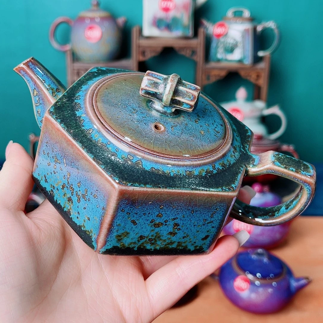 钧瓷艺术作品壶茶