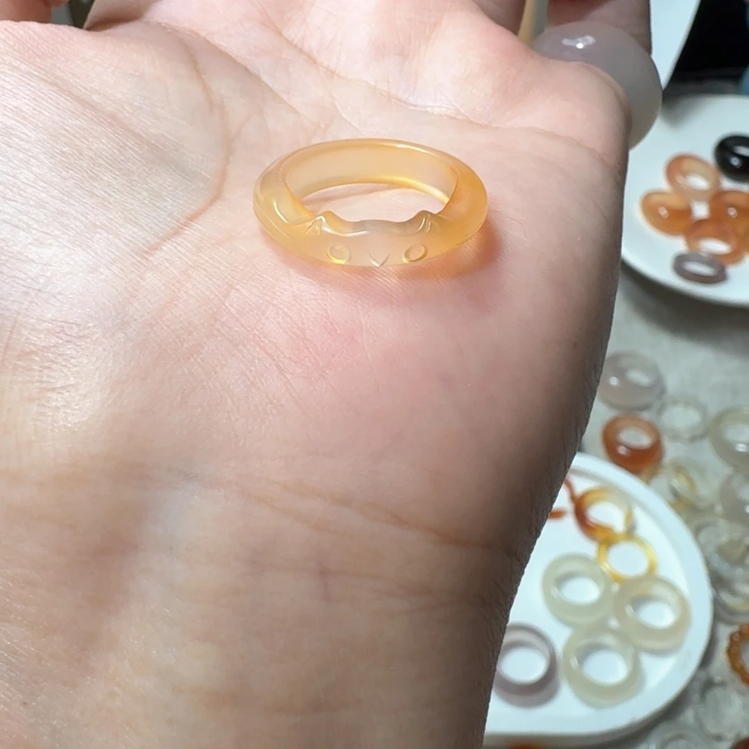 未镶嵌戒指玛瑙/玉髓640港9