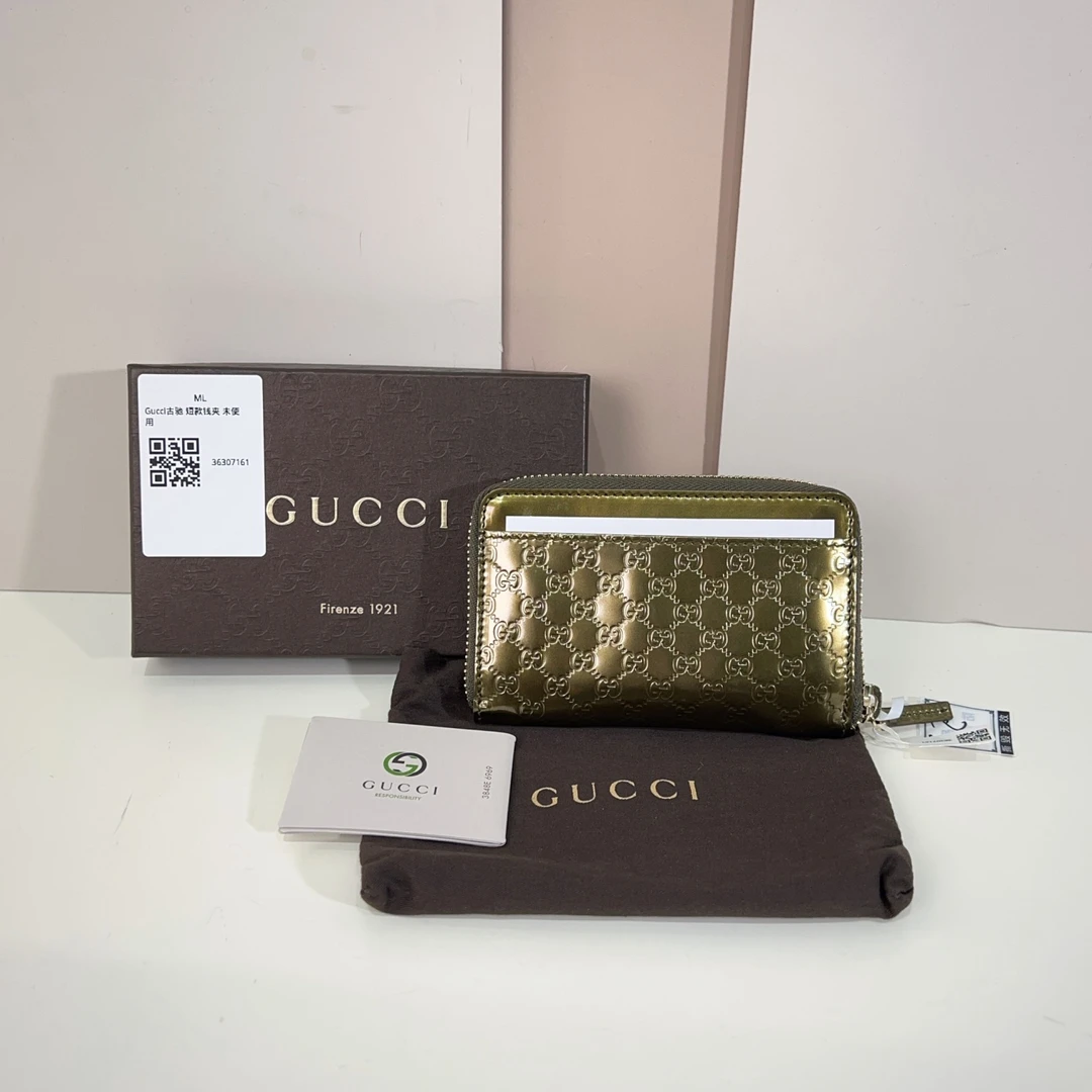 99新 GUCCI/古驰 Gucci古驰 短款钱夹（闲置）cj6464