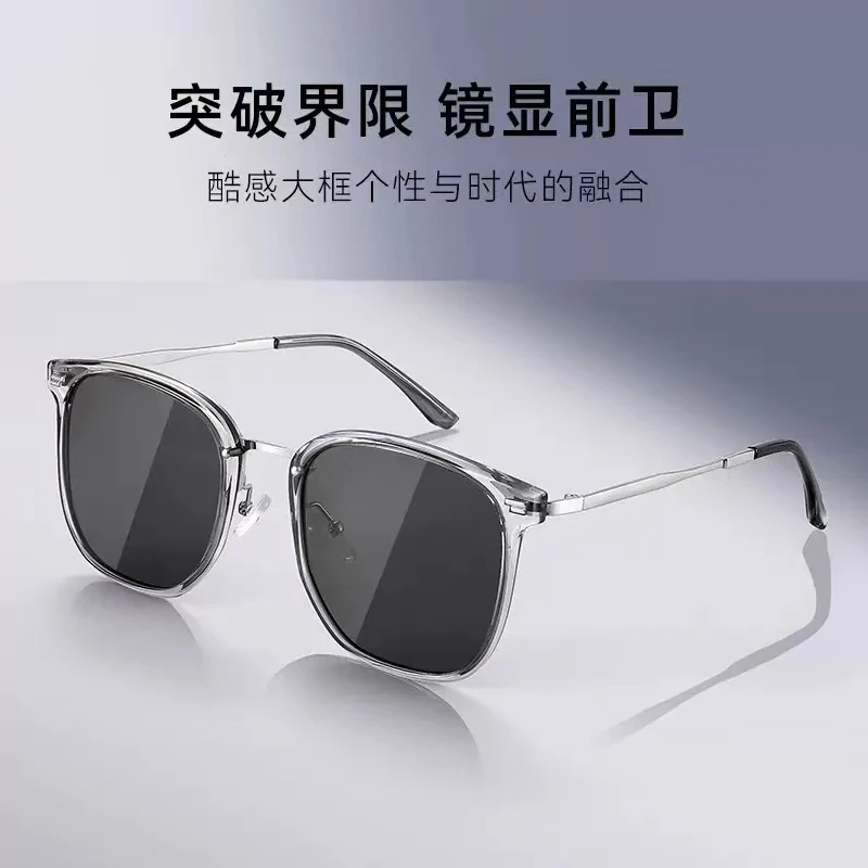 【时髦精上镜】复古高清偏光防紫外线方框显脸小墨镜太阳镜N109