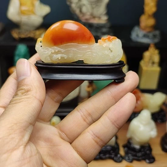 印石寿山石摆件摆件摆件