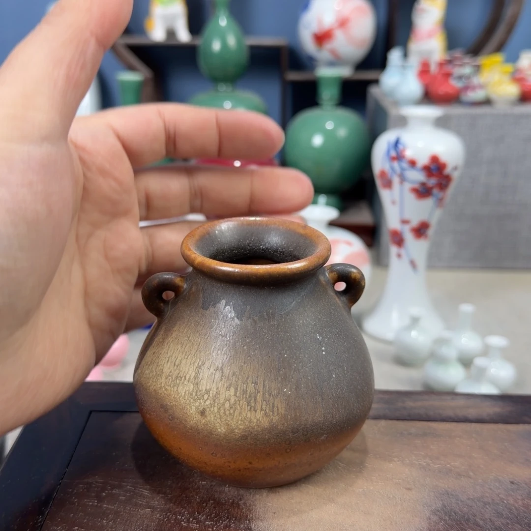 陶瓷手工小花器摆件