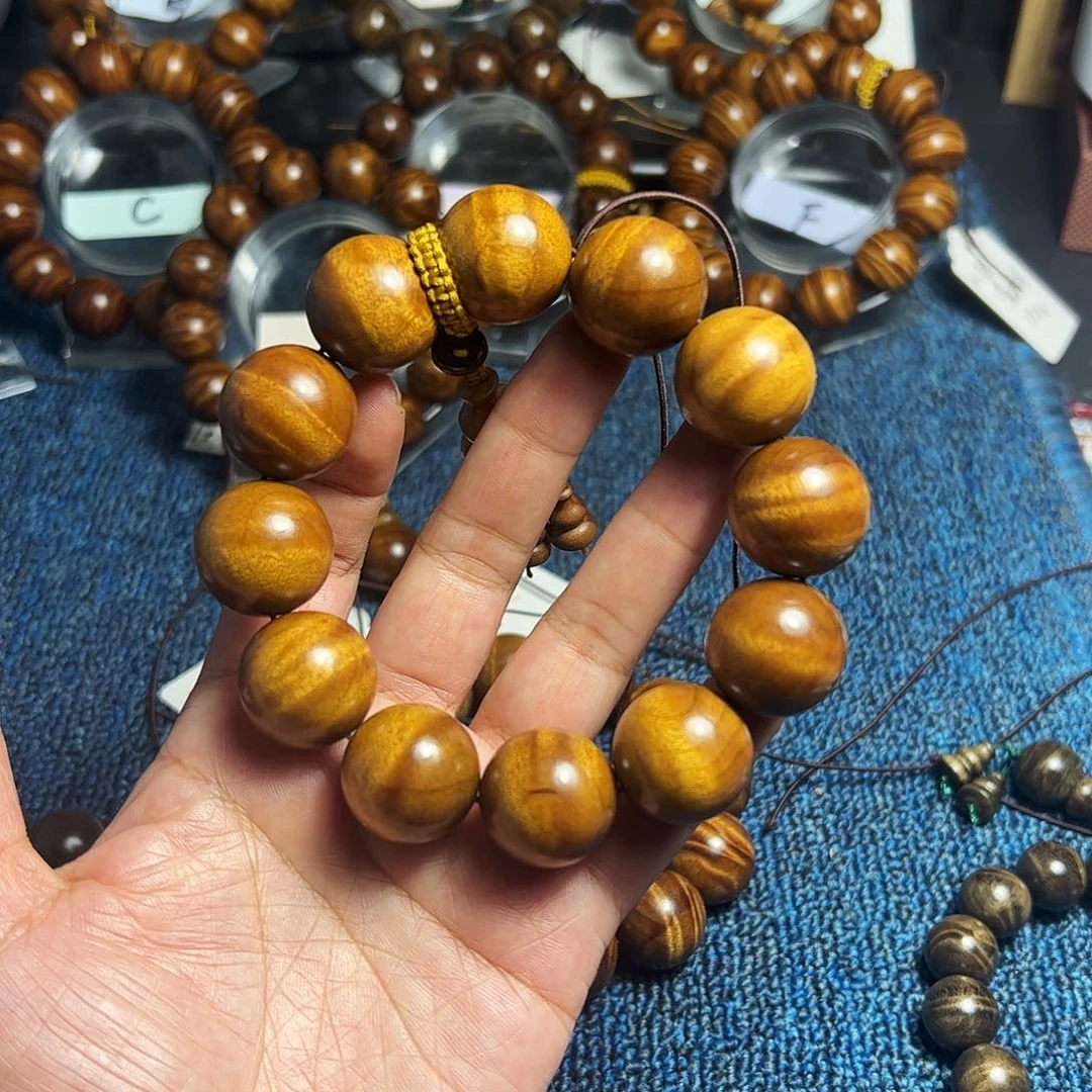 金丝楠2.0枯木水波手串