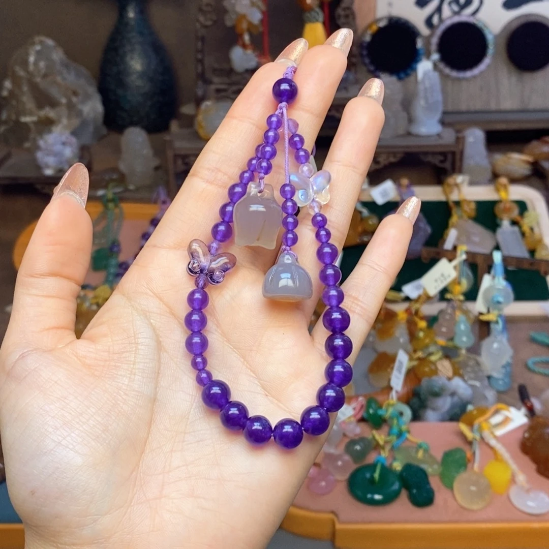 玛瑙/玉髓未镶嵌颈饰挂件