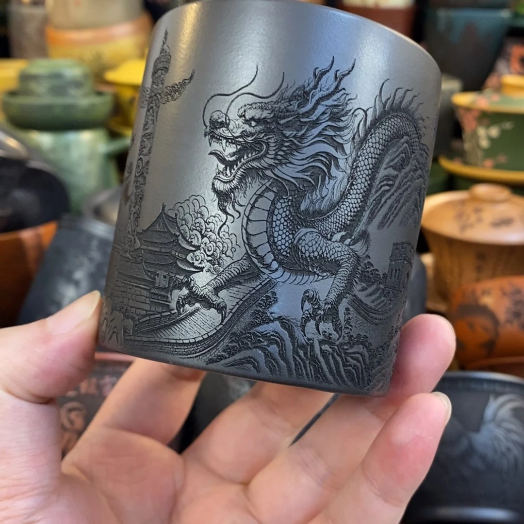 紫砂公道杯宜兴全手工紫砂杯