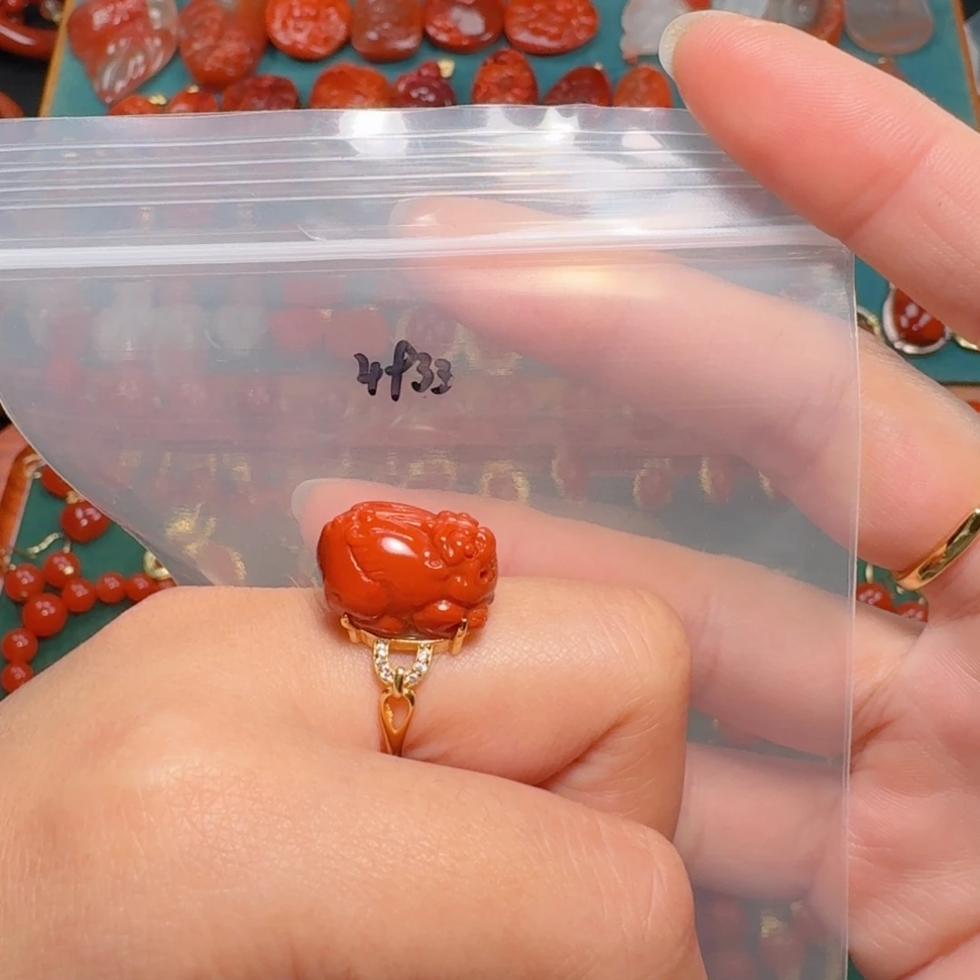 南红玛瑙南红银S925镶嵌