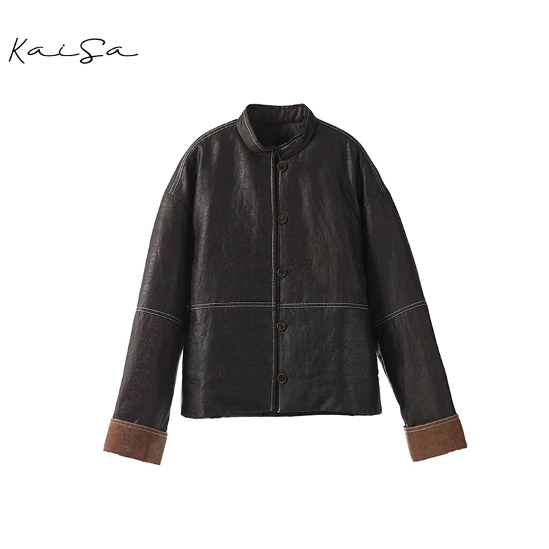 【云上】100%桑蚕丝香云纱立领长袖上衣棉服外套252153