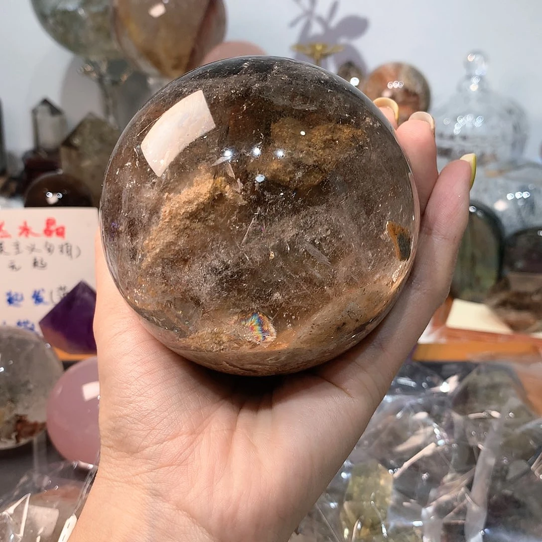 水晶水晶未镶嵌奶**了水晶球