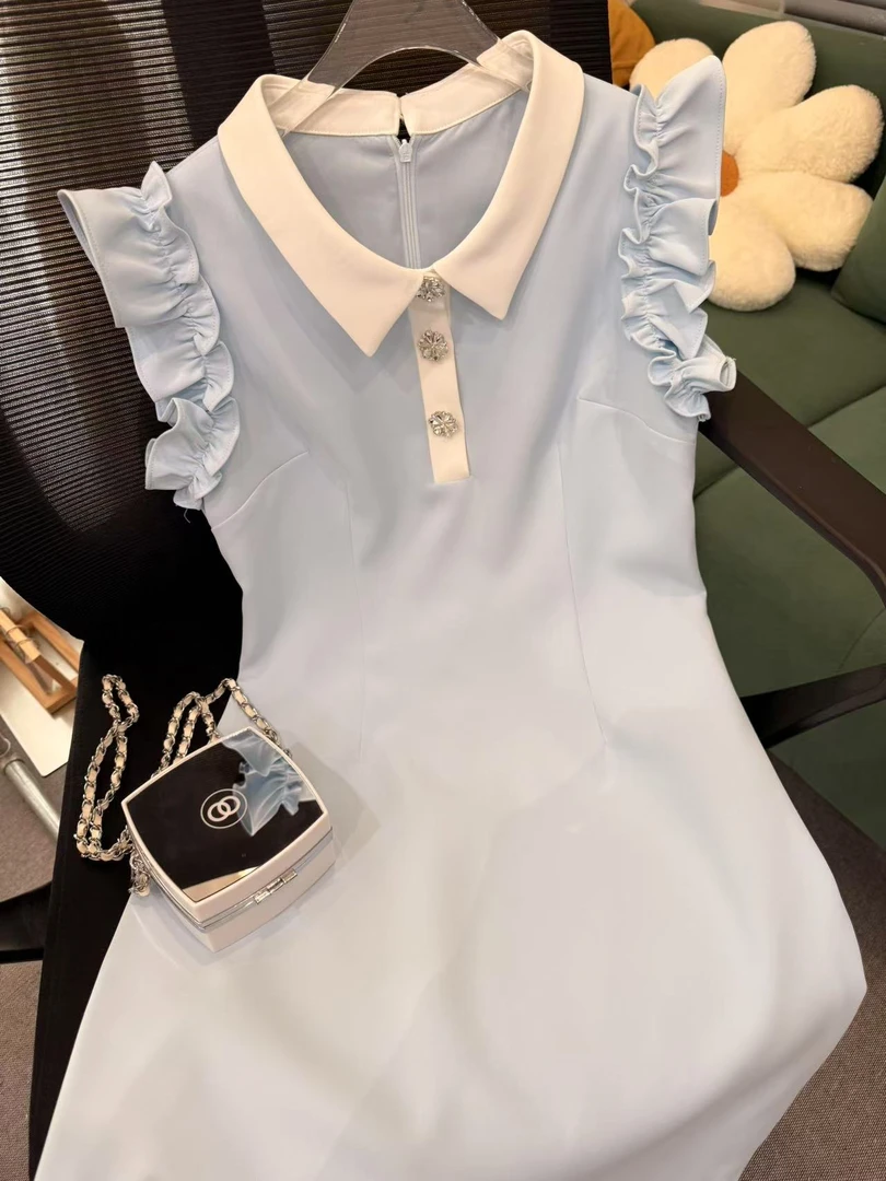 少量现货，1轻奢定制连衣裙