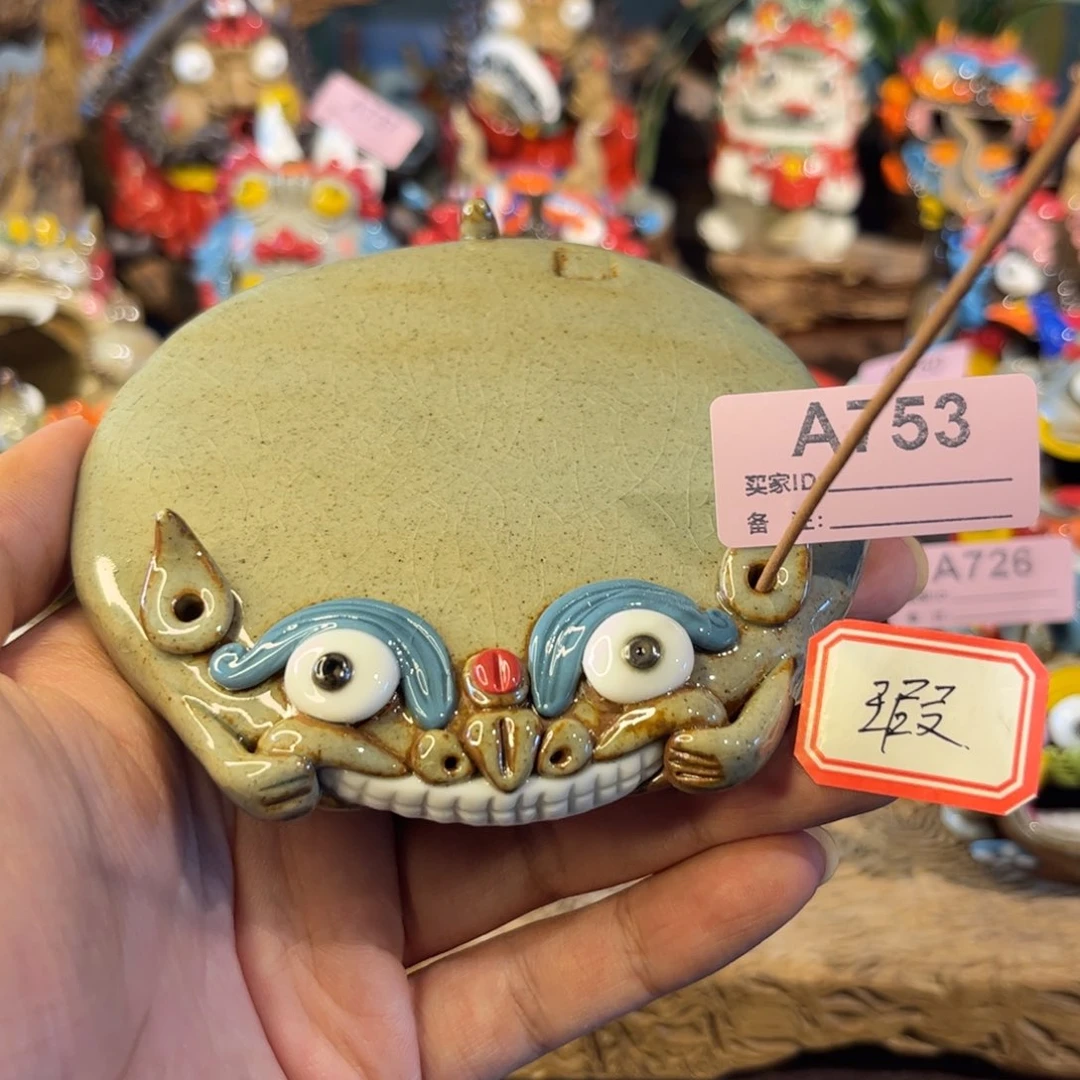 泥塑纯手工茶宠摆件