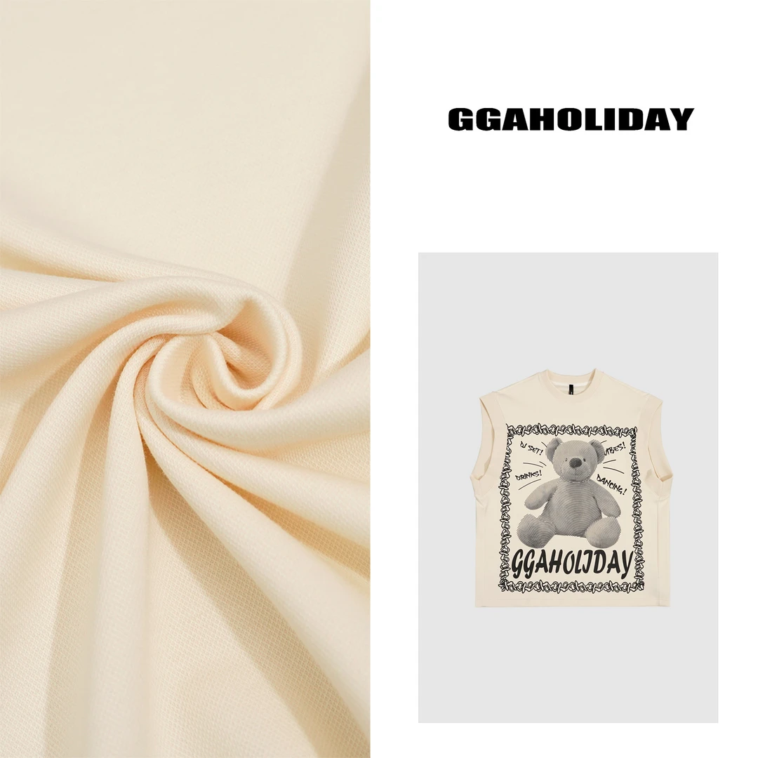 GG潮牌穿搭买手新款街头时尚百搭宽松撞色拼接无袖马甲-152432