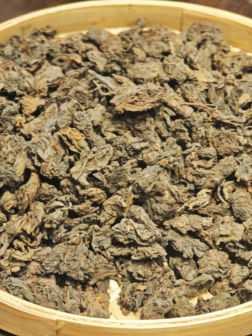 普洱茶  老曼峨 6月14日（216号）   熟茶 散料