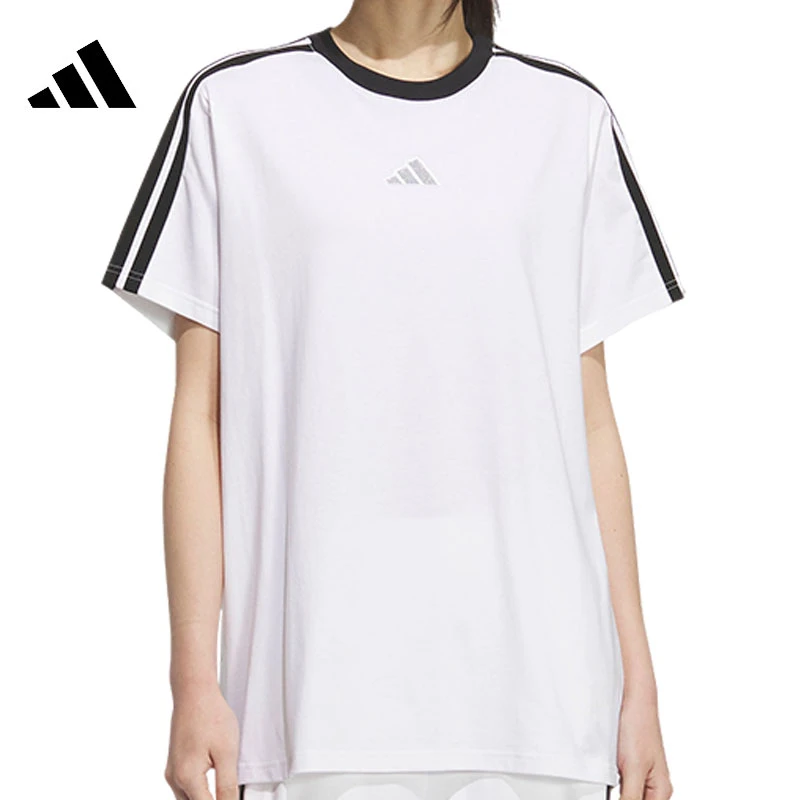 adidas阿迪达斯【吾】女子运动休闲短袖T恤KB7759