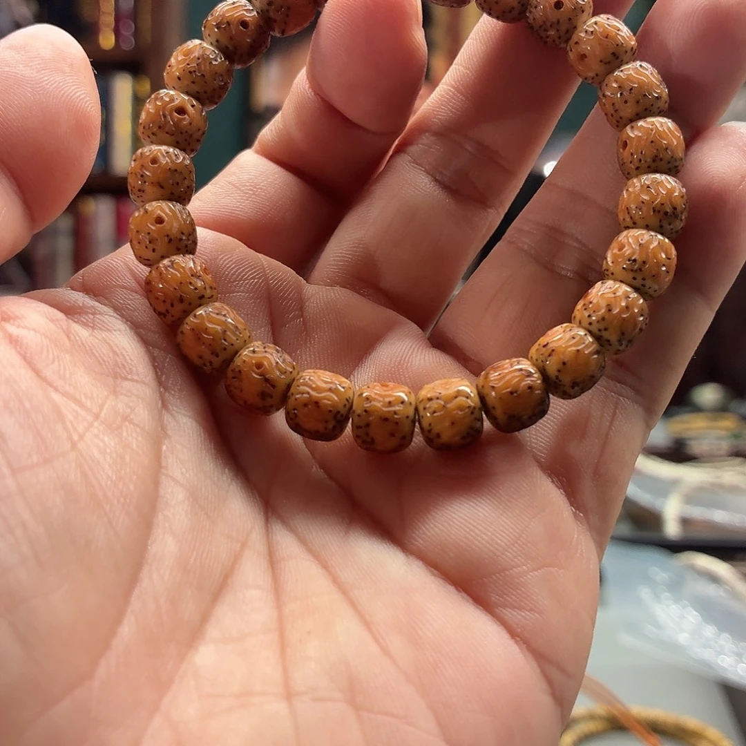 星月菩提吊坠云锦拉丝8.8