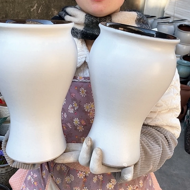 紫砂花盆正品口15高27