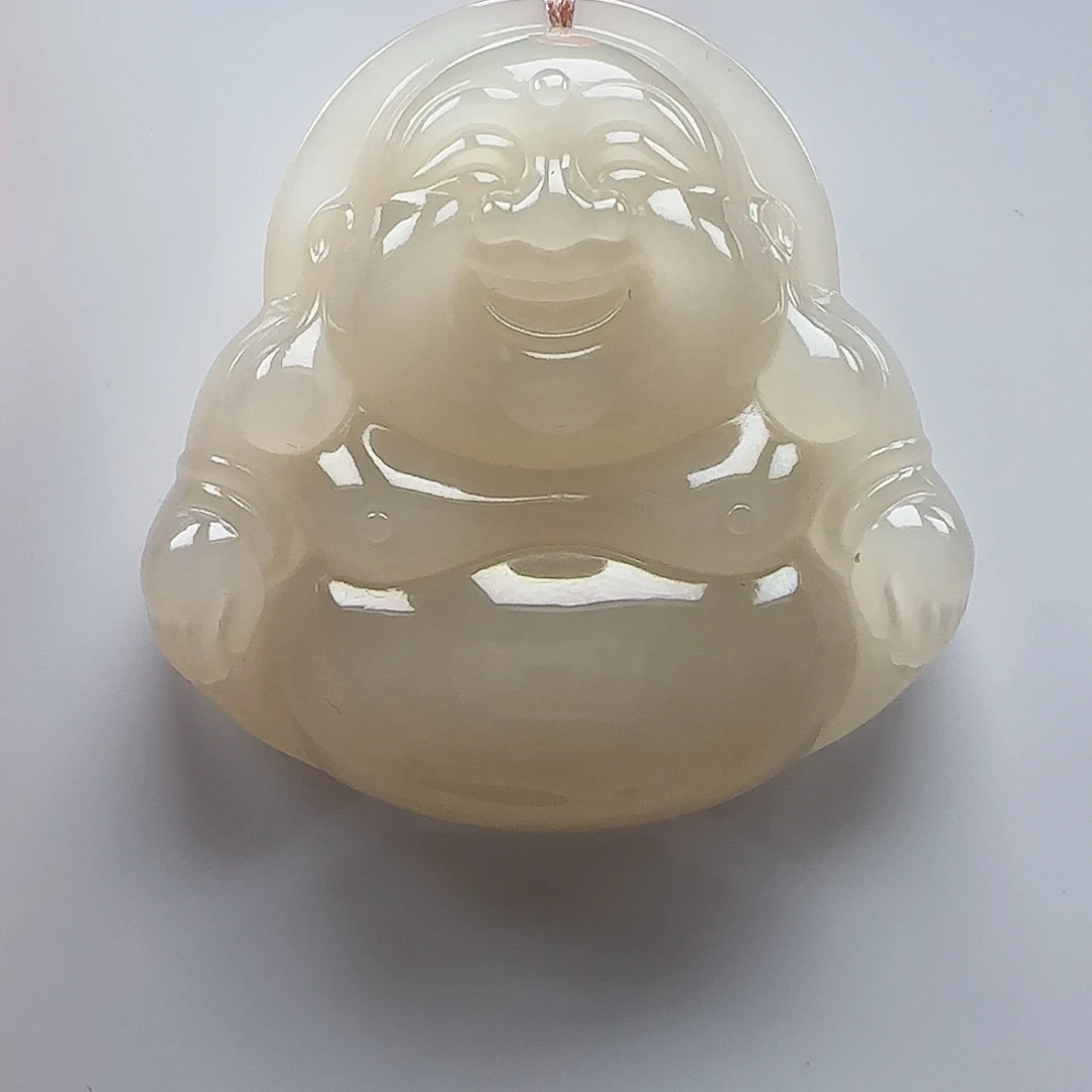 和田玉未镶嵌吊坠(赠链)45