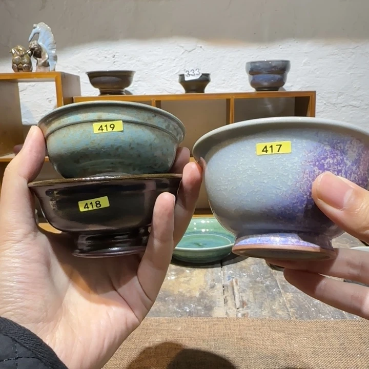 蘭山窑手作器物全品41789三只
