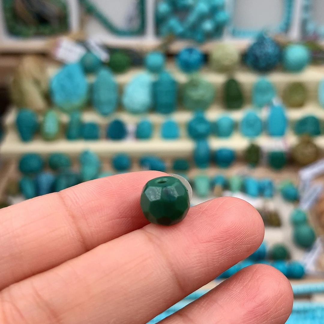 未镶嵌绿松石珠宝奇石8.5