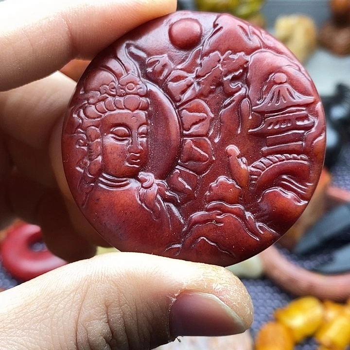 未镶嵌蛇纹石玉颈饰