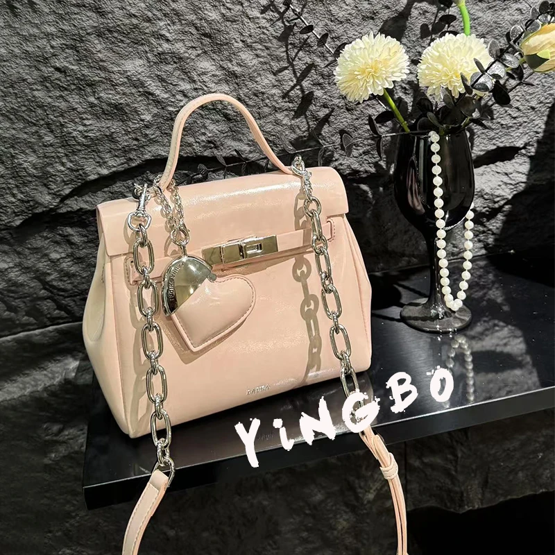 【英柏甄选】SD-5370-春日半桃 然与纯小众设计感时尚单肩百搭女包