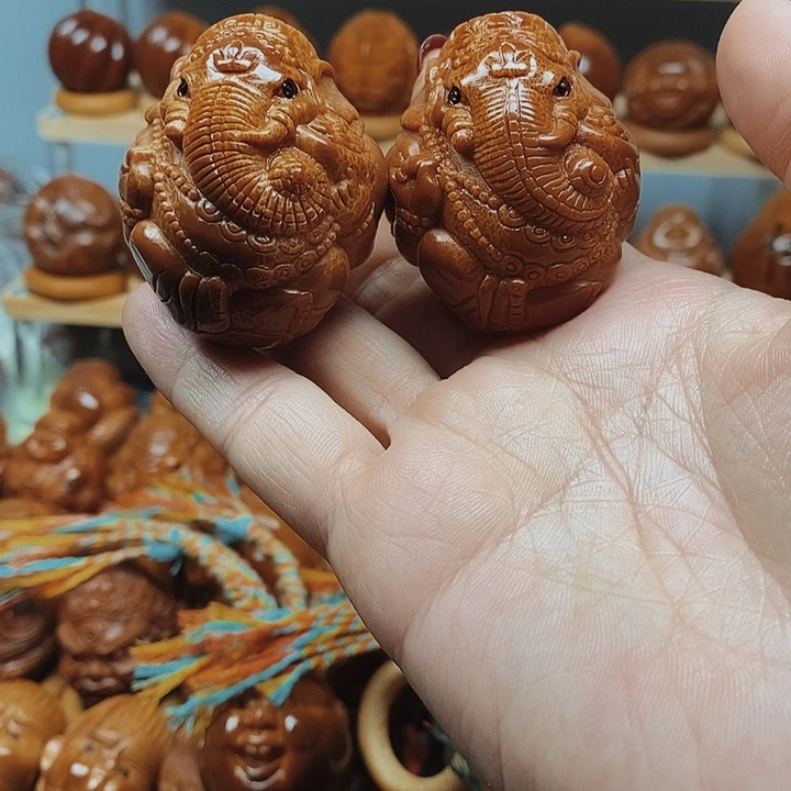 啵***）手串/手链橄榄核大象