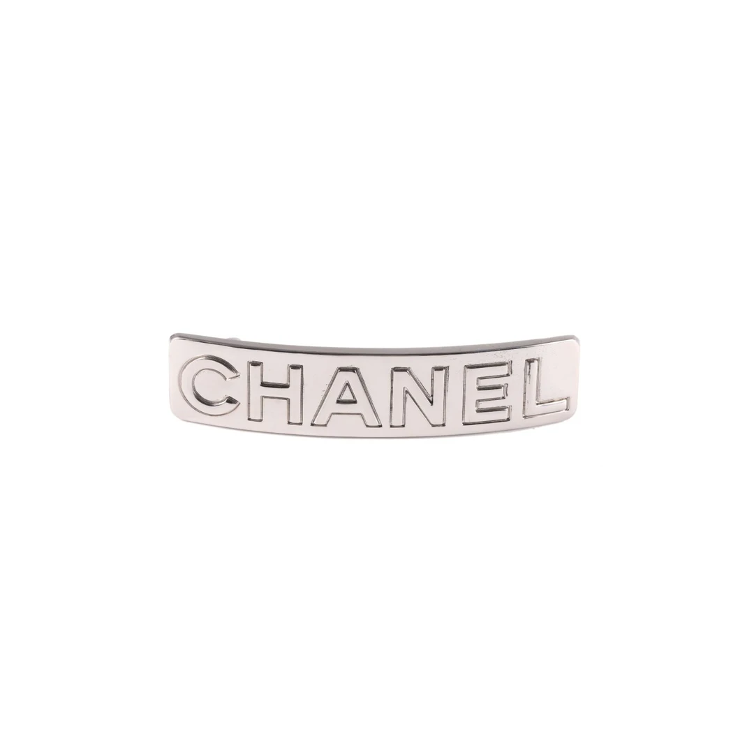 99新 Chanel/香奈儿 汤/P235705655/ 中古 银色字母 发夹
