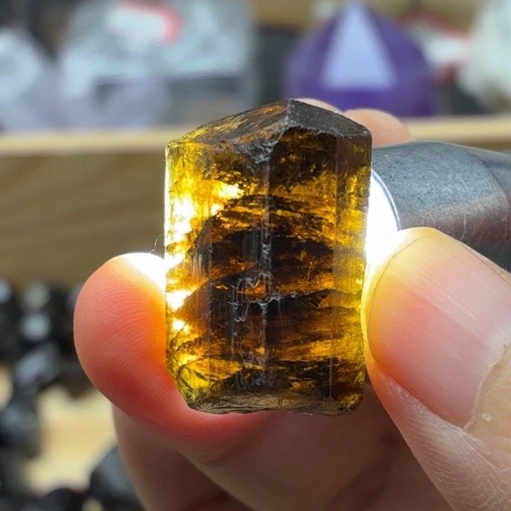 摆件水晶未镶嵌碧玺