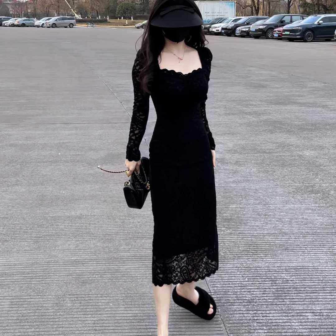 高品质冬季百搭连衣裙9088