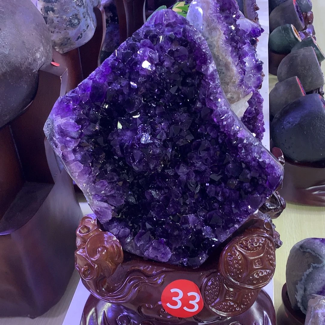 未镶嵌紫晶大型摆件（非配饰）