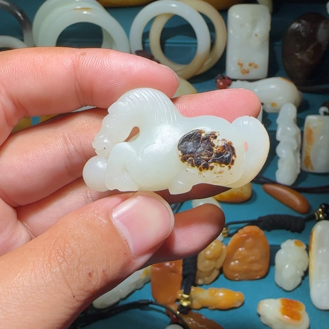 和田玉挂件未镶嵌潇***说