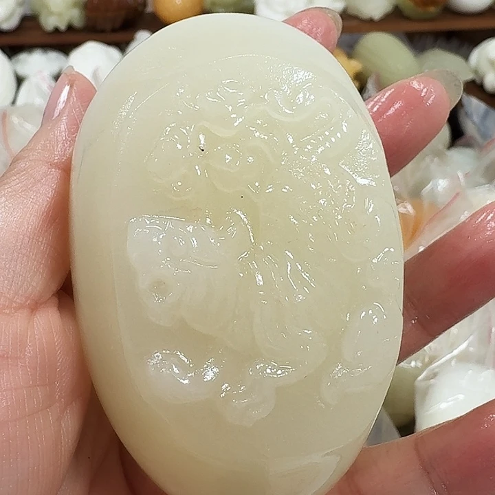 花***）砖雕石头手把件不退不换