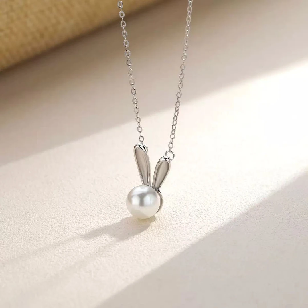 欧伦诗 坠链均925银 925银 新中式国风兔子项链 90104A