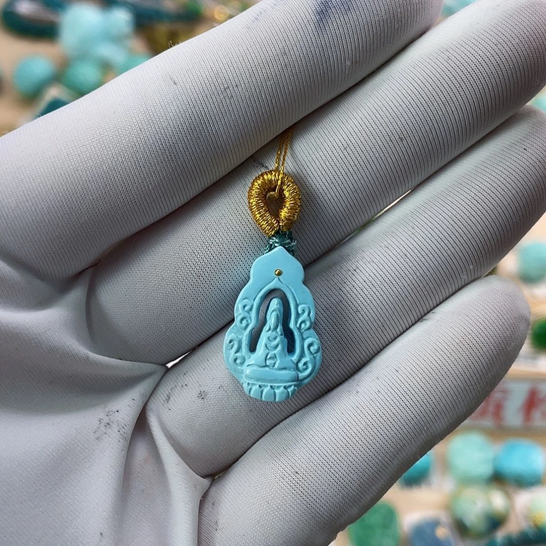 未镶嵌绿松石珠宝奇石