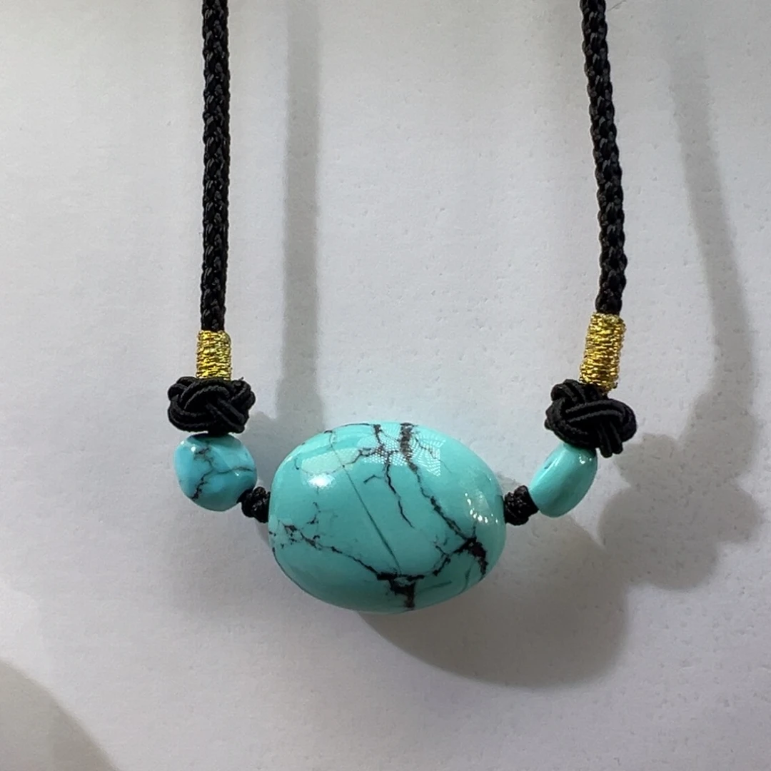 绿松石未镶嵌挂件