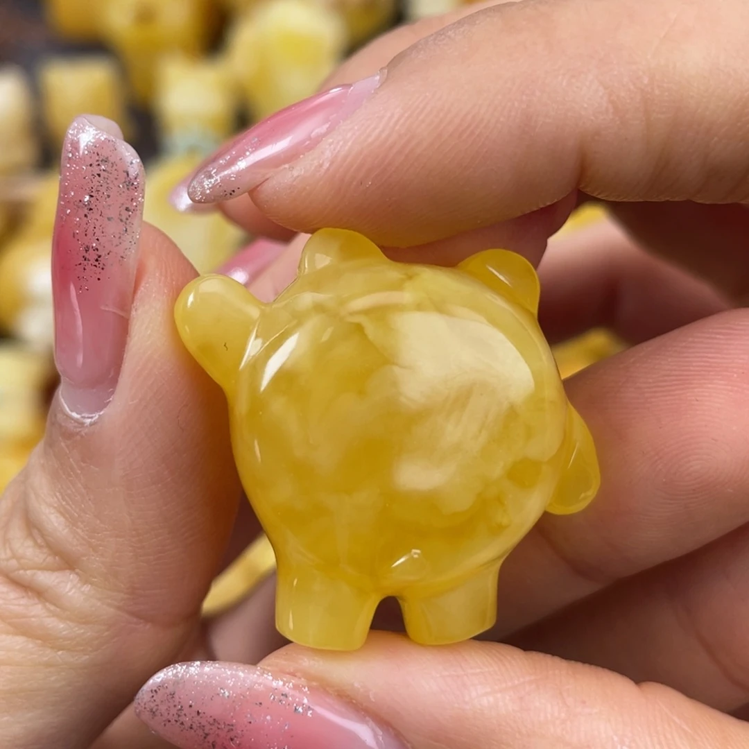 琥珀裸石未镶嵌蜜蜡