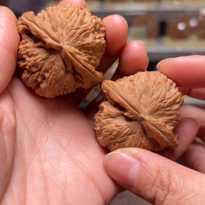 文玩核桃把件白狮子46