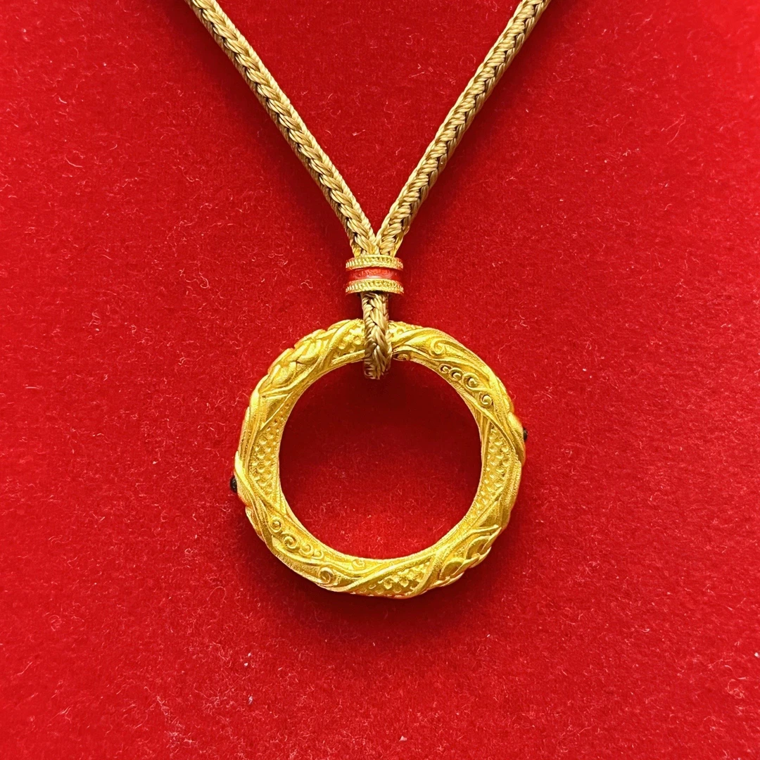 铜合金吊坠 精工版哪吒同款乾坤圈吊坠经典时尚百搭项链毛衣链