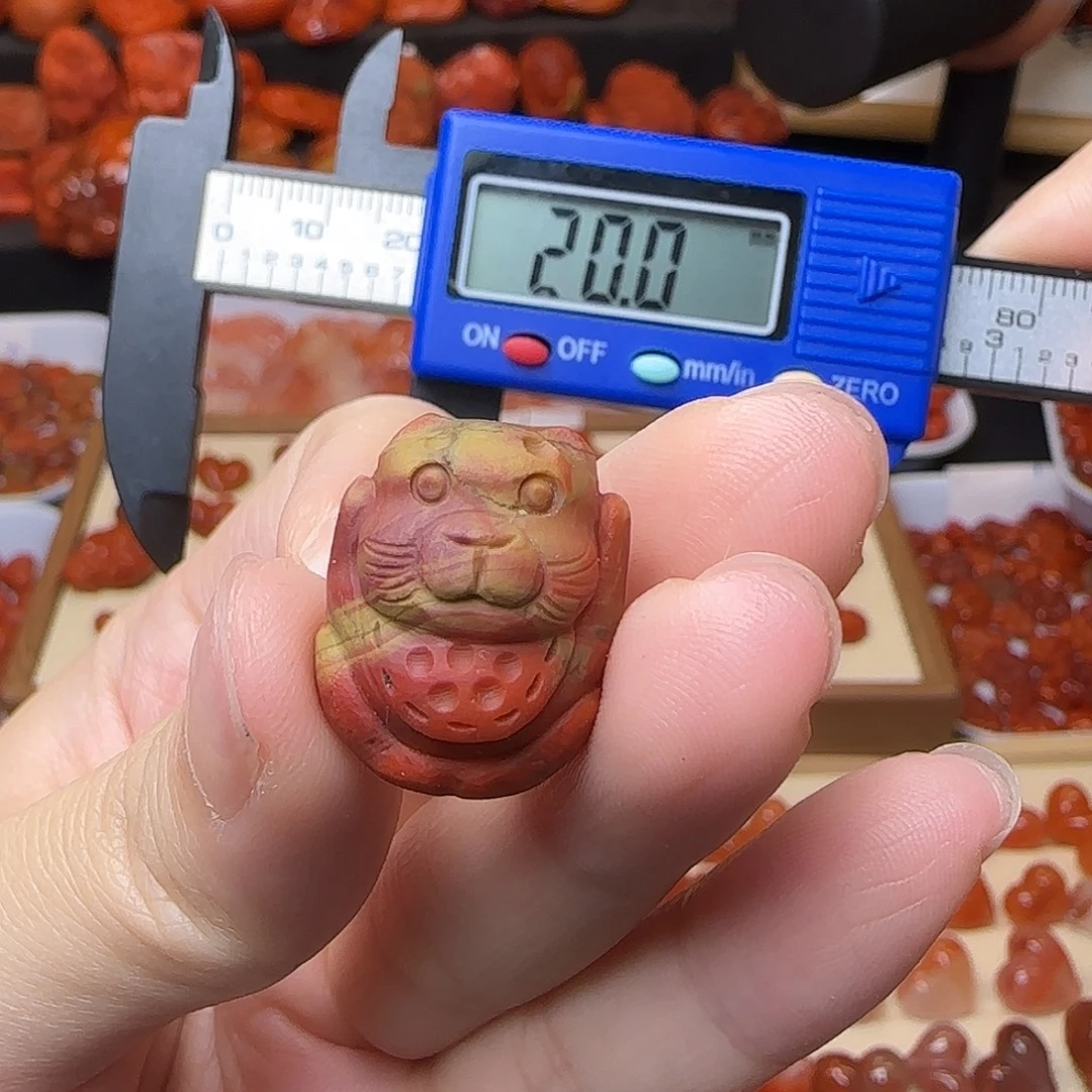 南红玛瑙未镶嵌吊坠(不含链)