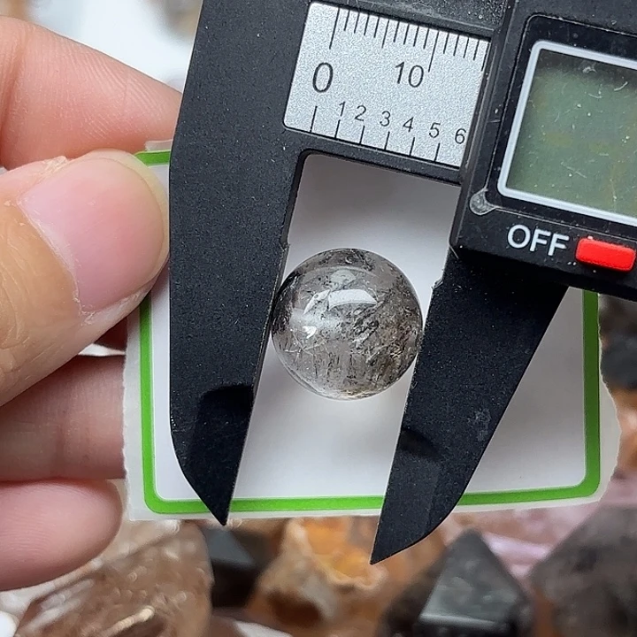 水晶未镶嵌颈饰15mm+闪灵钻圆珠默认微瑕