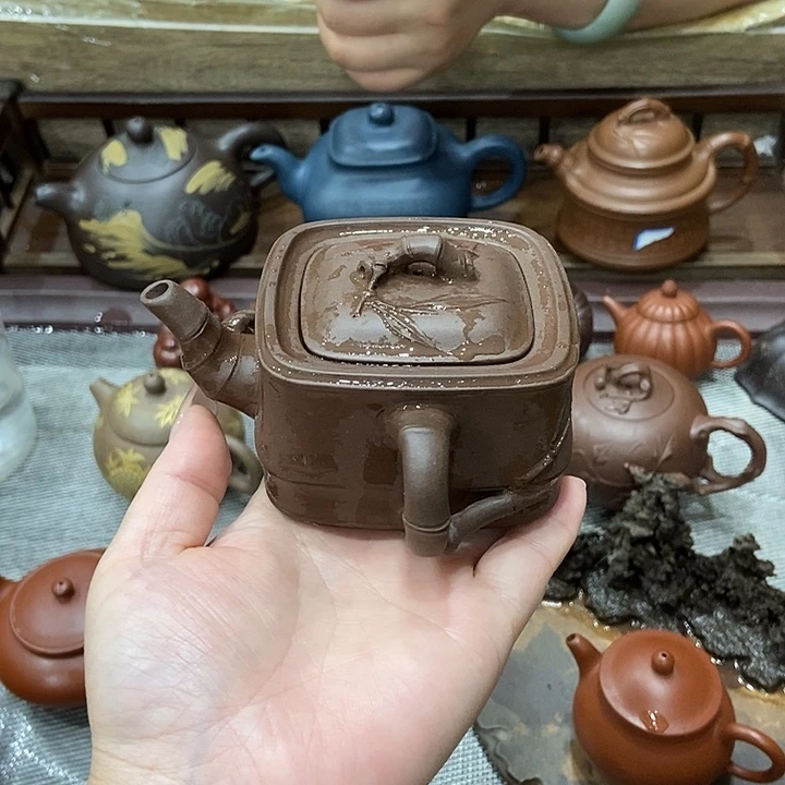 茶壶紫砂紫砂的紫砂