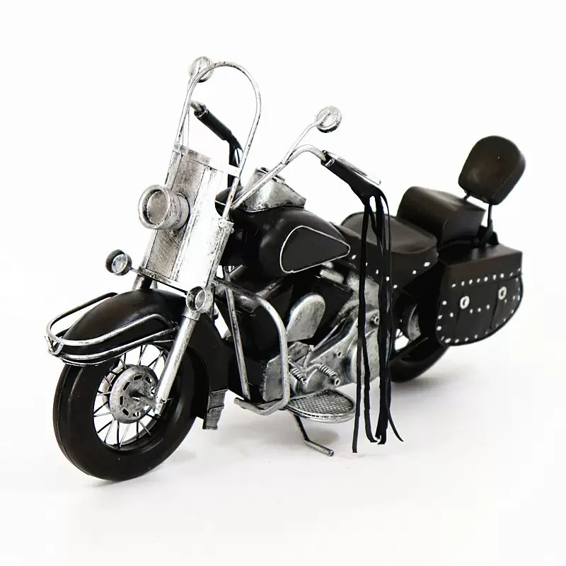 复古怀旧摩托车模型摆件
