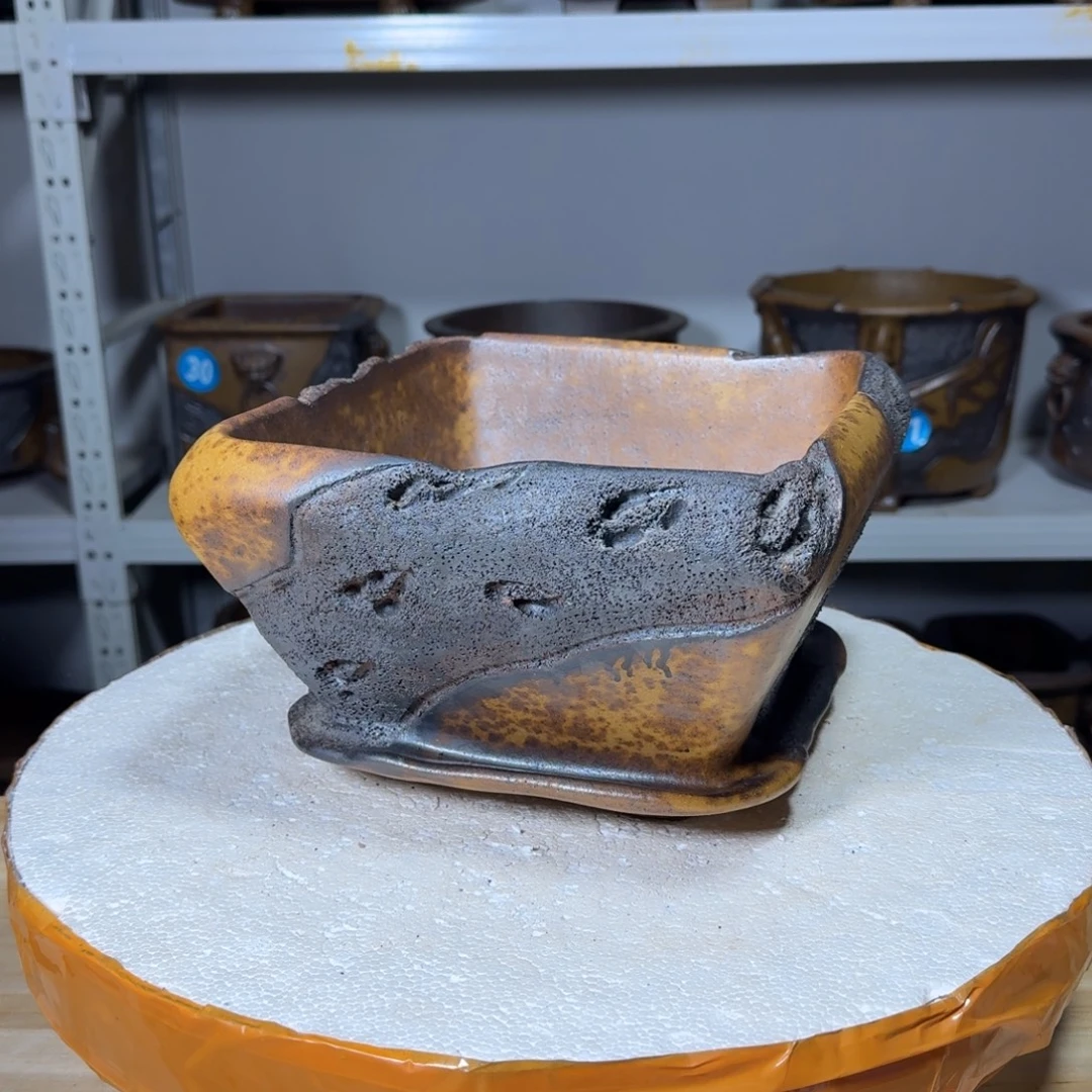 用***5紫砂花盆紫砂花盆