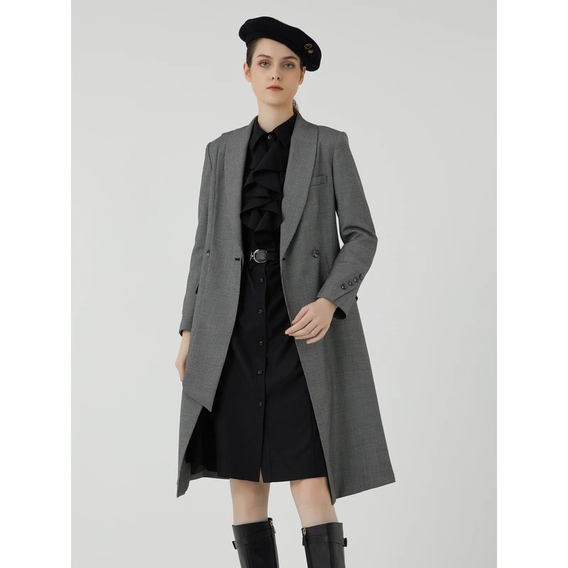 【粉丝专享】莱芙艾迪儿气质风衣1D3W61131