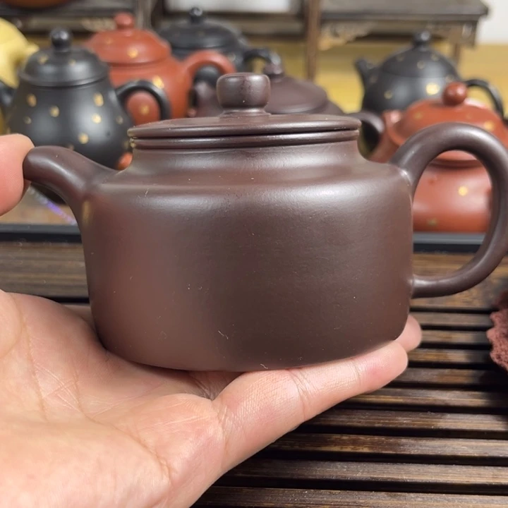 紫砂茶壶原矿紫砂半手工制作