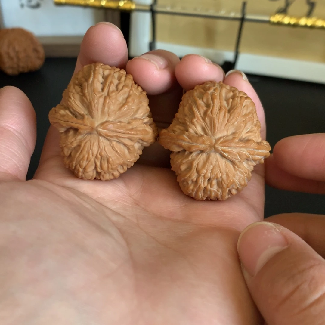 文玩核桃把件球白36