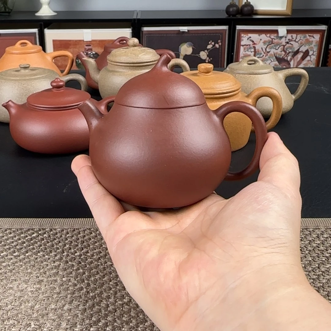 茶壶紫砂微瑕茄瓜