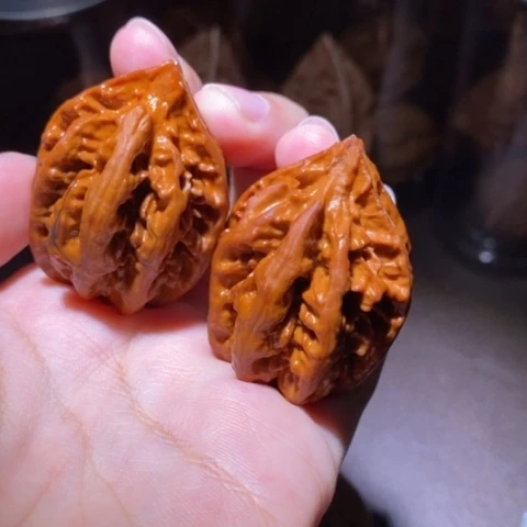 把件文玩核桃东北野生楸子小园 213